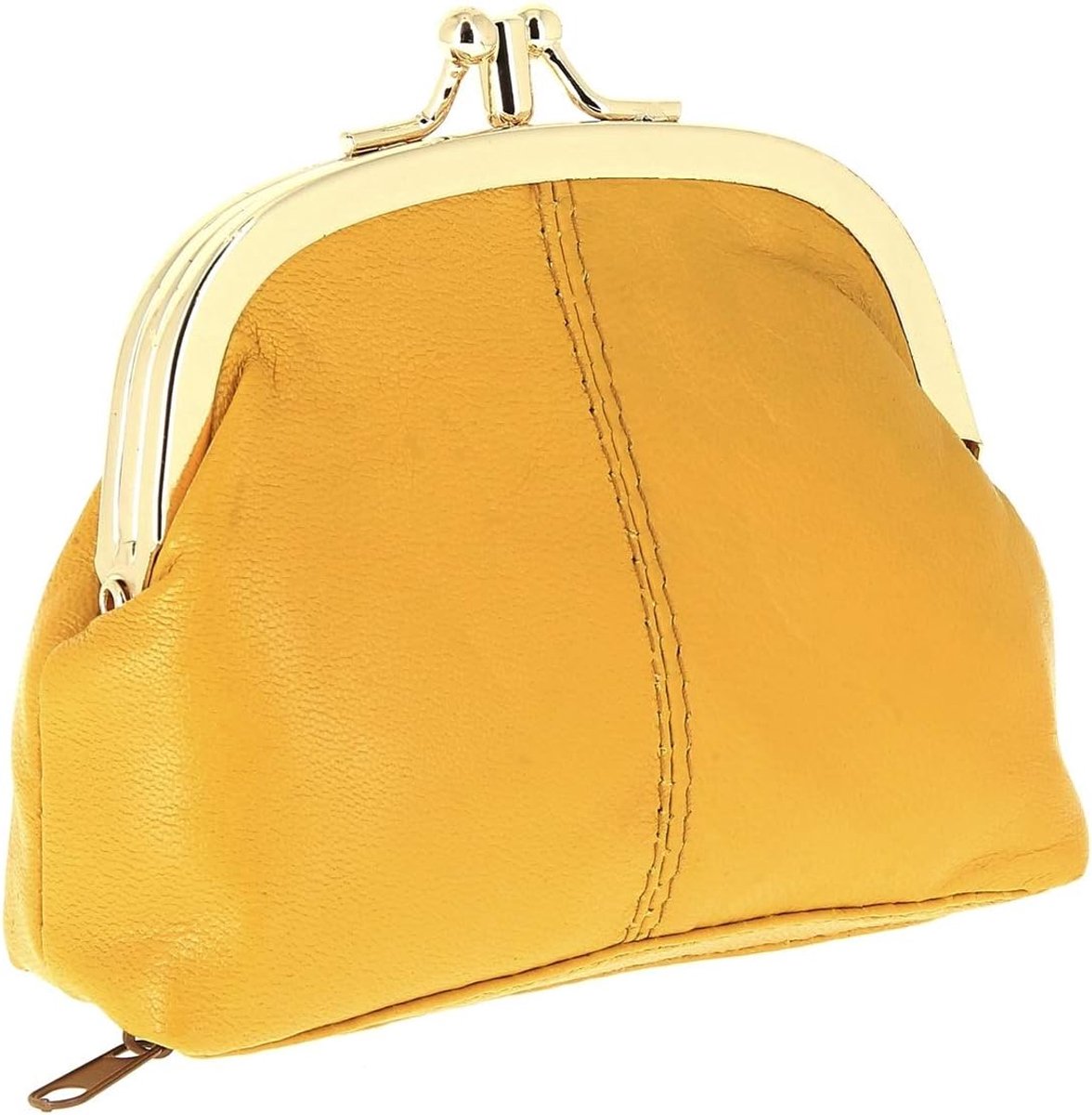 Damesportemonnee van lamsleer CLIC CLAC Retro Vintage