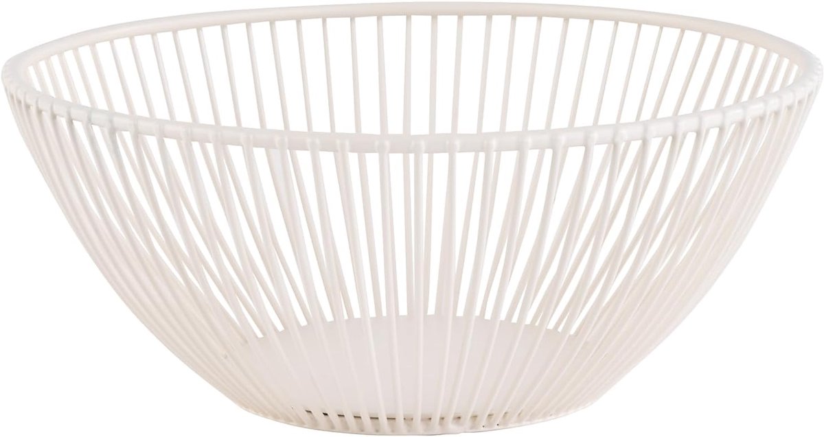 30426 mand -SVART- in whisper wit Ø 20 cm, hoogte 8 cm