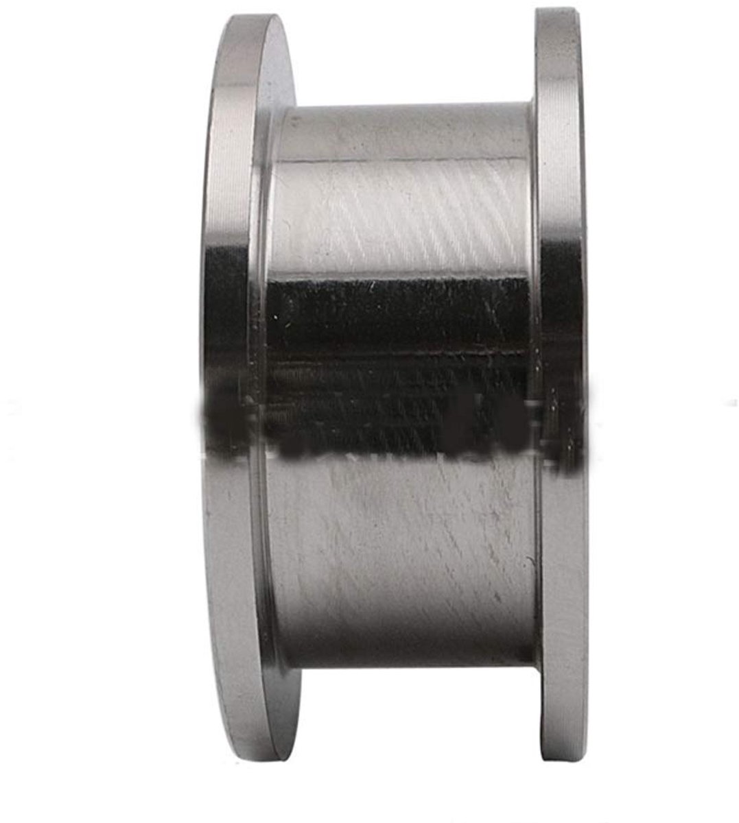 Duty 2" 304 RVS Schuifpoort Roller Wiel Lager V Groef Gids Katrol Rail Stijf Caster Wiel voor Hijsen Swing Schuifpoort (H Groef 68mm)