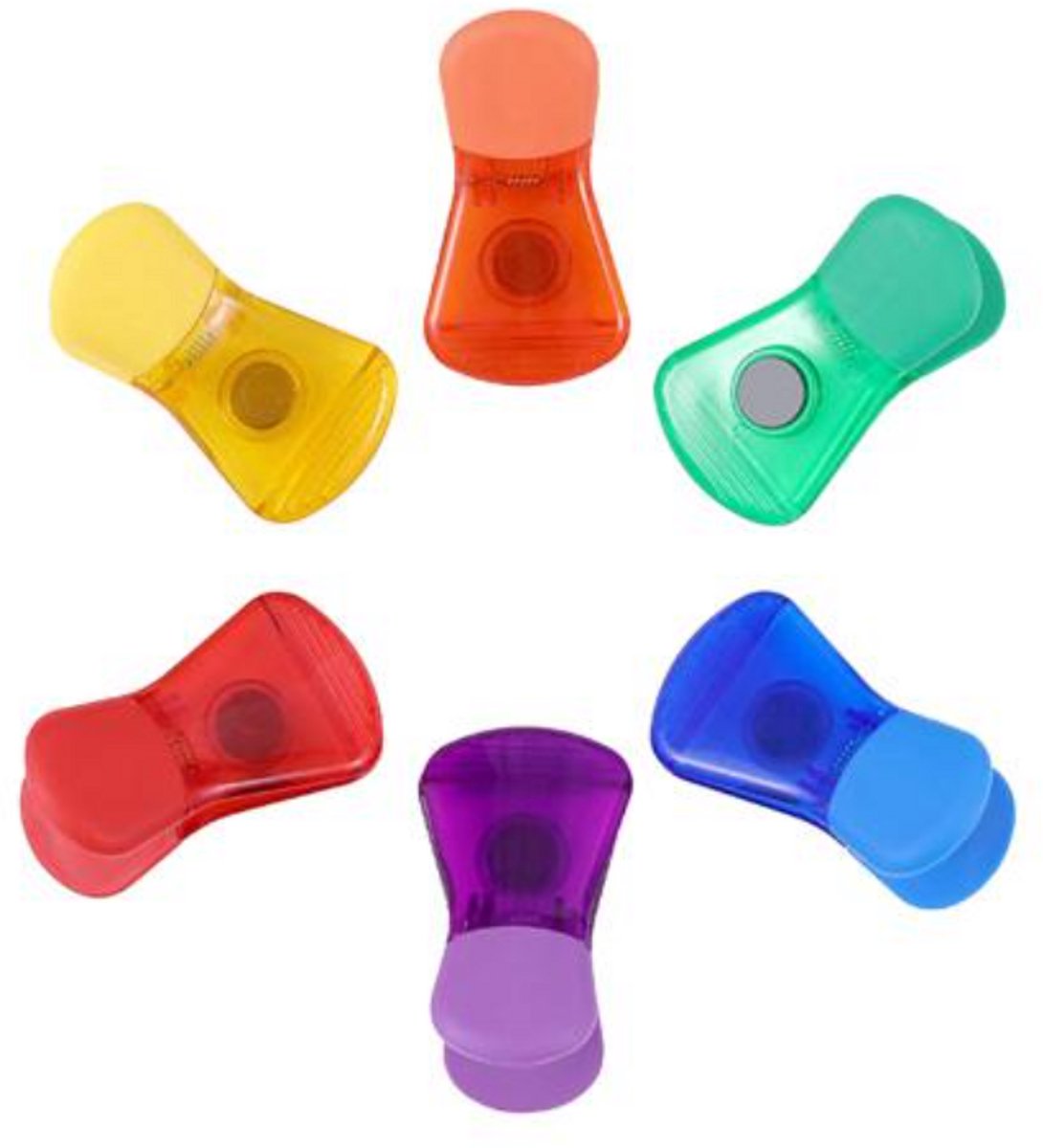 Joie magnetische zak-klemmen - vershoudclips - meerkleurig - 6 stuks