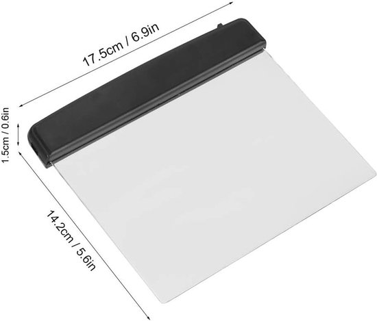 Platte Boekenlegger Leeslamp LED - Lightpad - Boek Lamp Pagina - Boekenlegger Leeslamp - Bladzijde Verlichting-3 Stucks - 14.5 x 17.5 x 1.5cm — afbeelding 3
