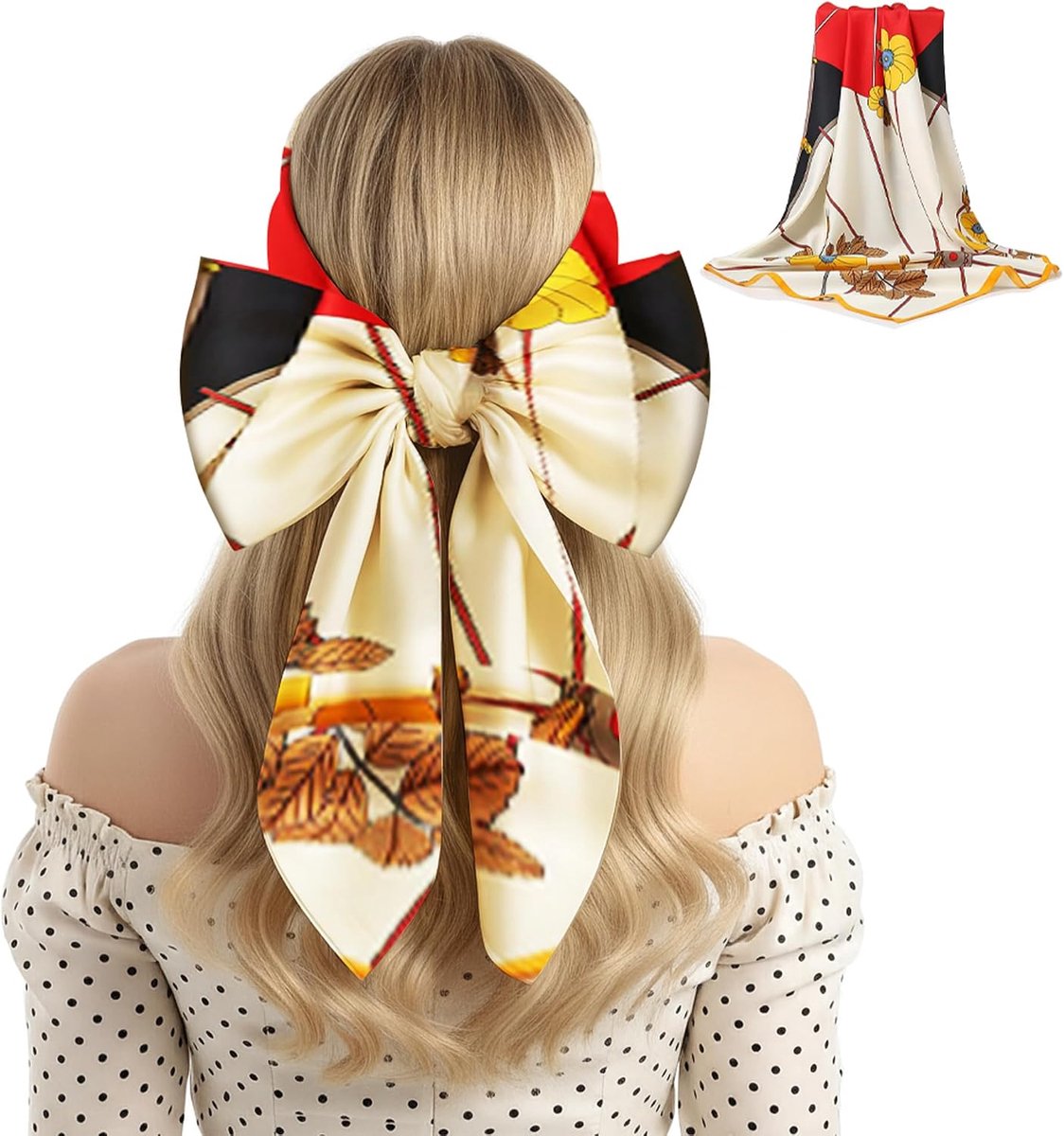 Satijnen doek voor dames, 90 x 90 cm, elegante zijden doek in zijdelook, luxe halsdoek & hoofddoek voor dames, glanzend vierkant satijnen accessoire