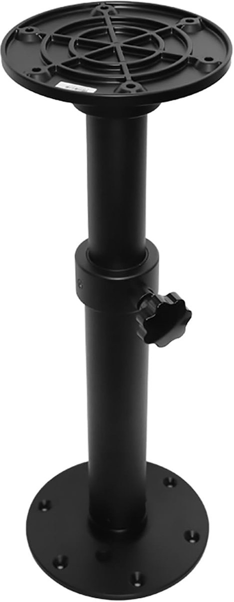 Tafelpoten voor camper, 46-70 cm, verstelbaar en afneembare tafelpoot voor boot, jacht, zwart