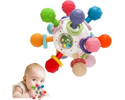 Montessori Sensorisch Babyspeelgoed met Bijtring 0-12 Maanden