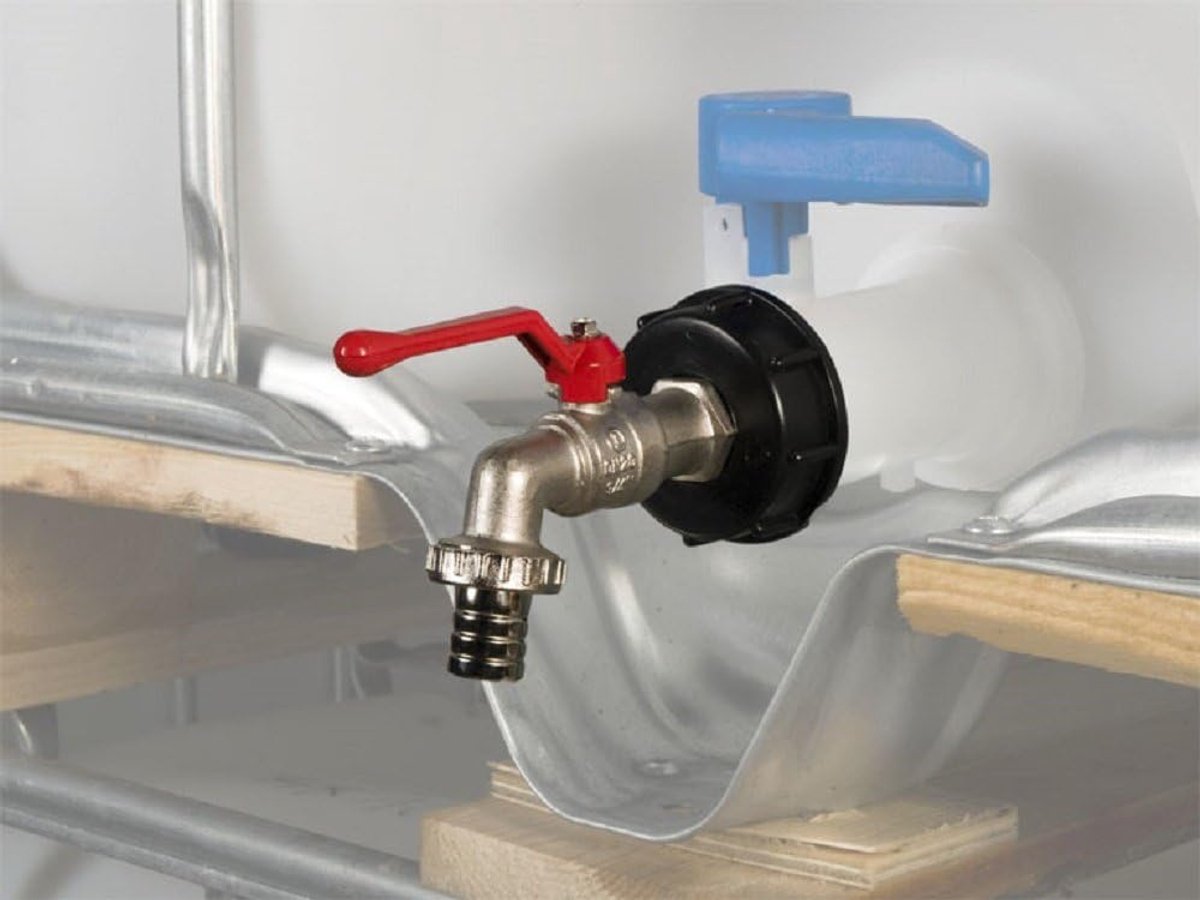 grove draad S60x6 met kogelkraan #HCKW15
