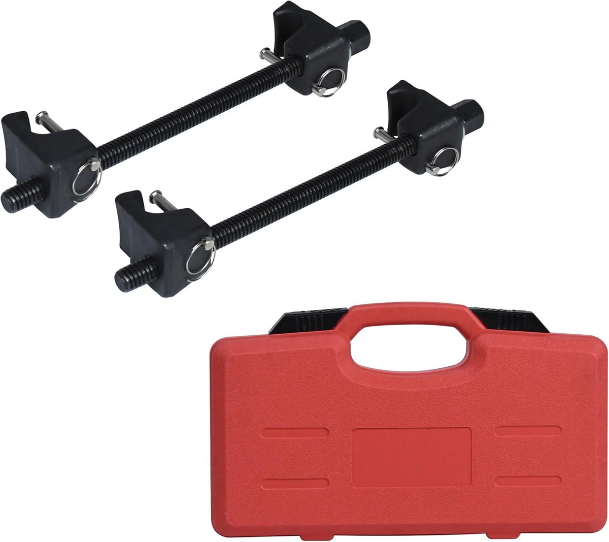 Veerspanner Set 2 Stuks, 4 Klauwen tot 370 mm, voor Verlaagde Veerveren