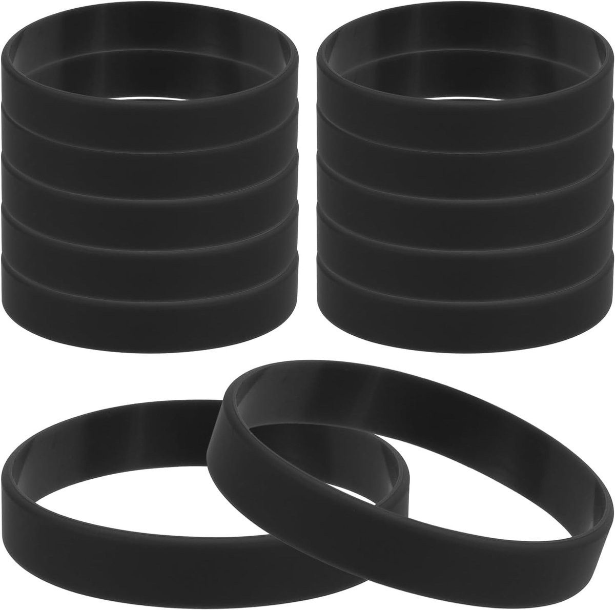 Siliconen Rubber Armbanden, Effen Kleur Blank Stretch Polsbandjes Sport Elastische Rubberen Bands Voor Mannen Vrouwen Volwassenen Tiener Party Gunsten Geschenken