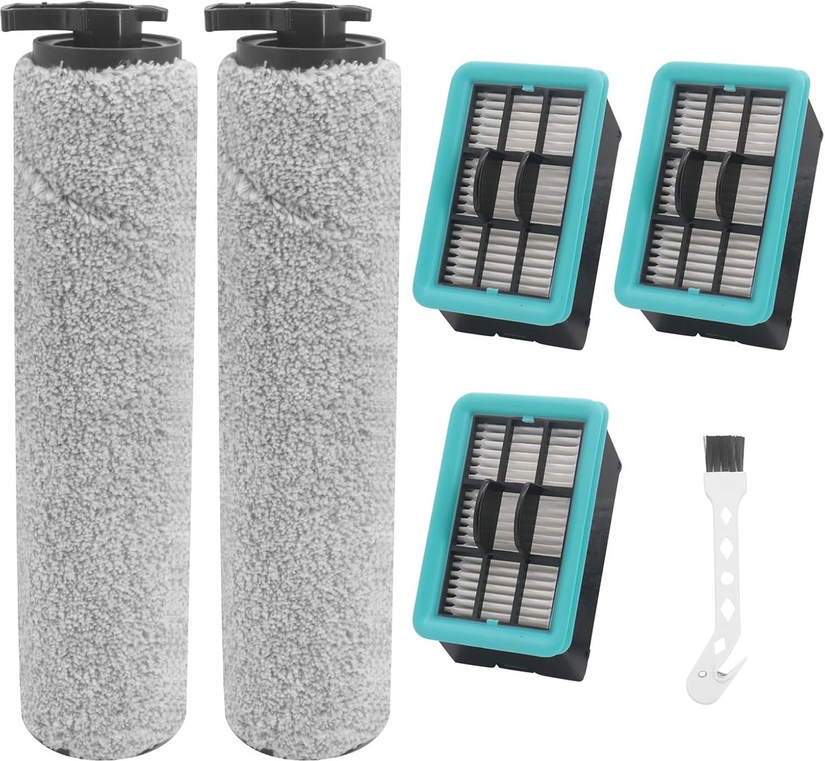 Borstels en filter voor Bissell Crosswave Hard Floor Expert Vacuüm 3831 HF2 3845 3847 3848 voor Bissell Crosswave Reserveonderdelen