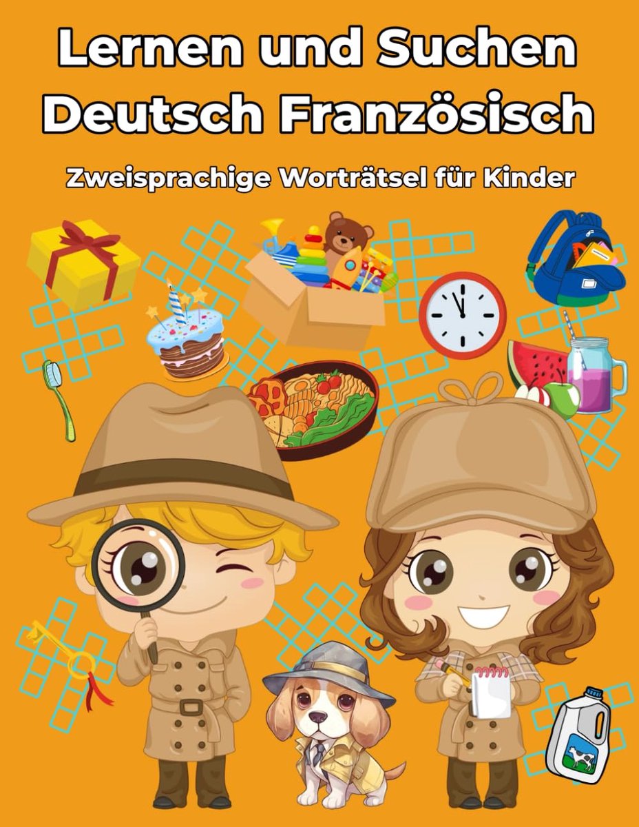 Französisch Zweisprachige Worträtsel für Kinder: Lernen und Suchen