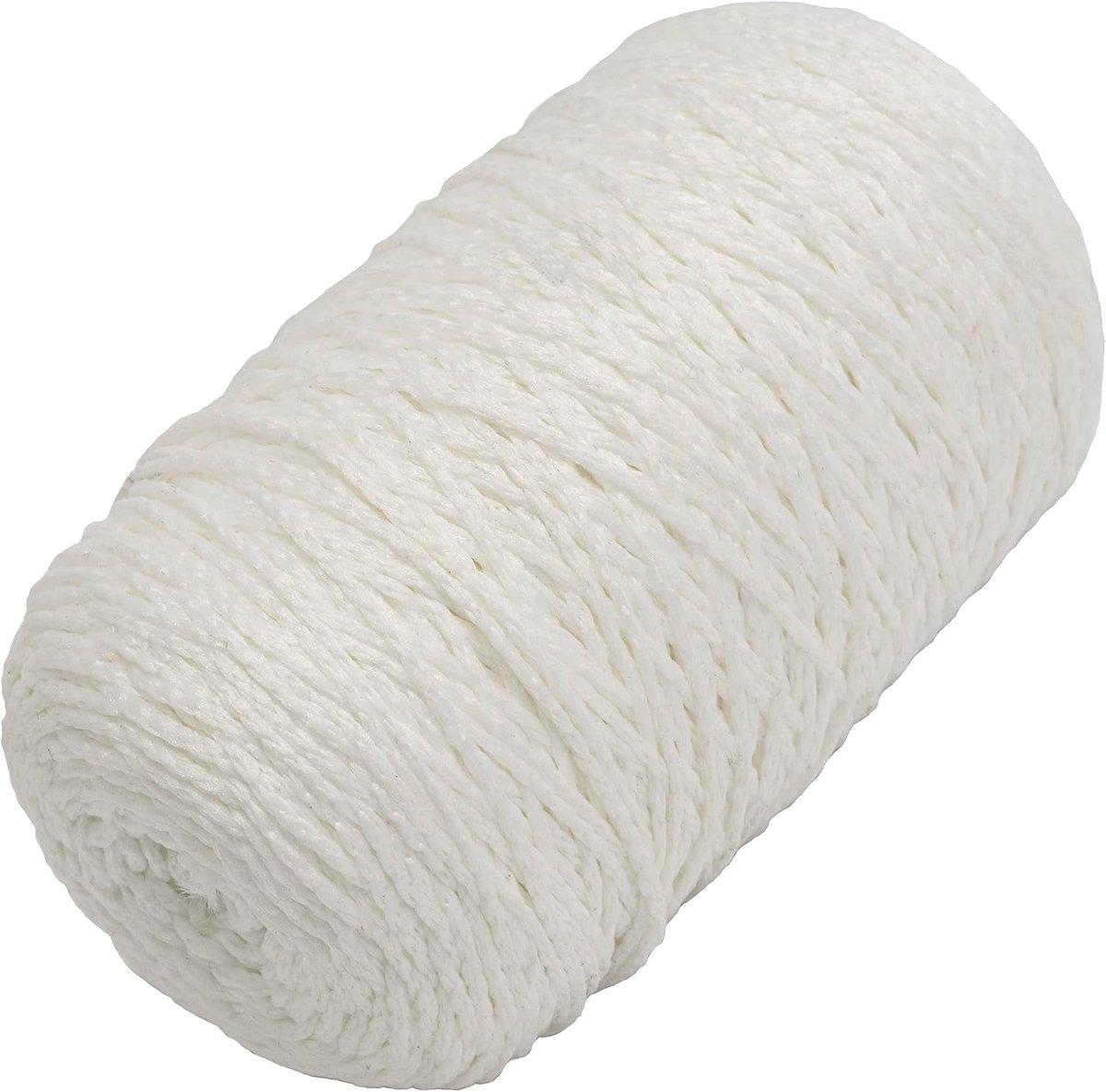 - C65320 - koord, rol van metselkoord, 200 m, van polyester, voor knutselwerk, bouw, huis, tuinieren, metselwerk, bakstenen, betonblokken, wit
