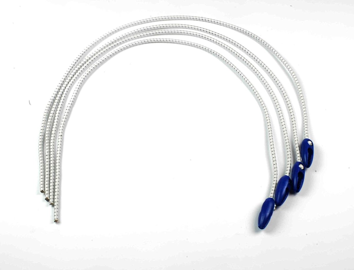 4 stuks octrooiverijzing met Speed Clip, met één hand te bedienen, extra sterk, lengte 60 cm