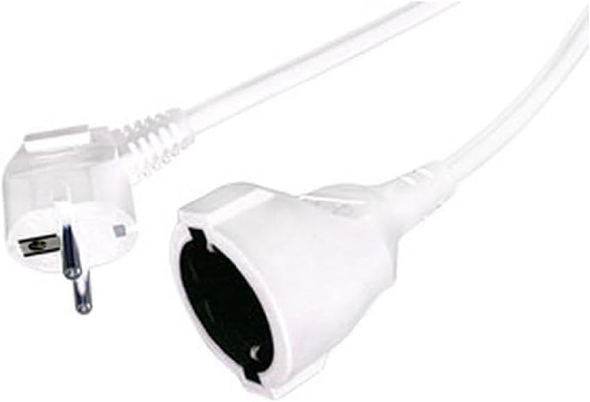 Verlengsnoer 1 m - 1.5 mm - Wit - Ideaal voor thuisgebruik - ShopVlot