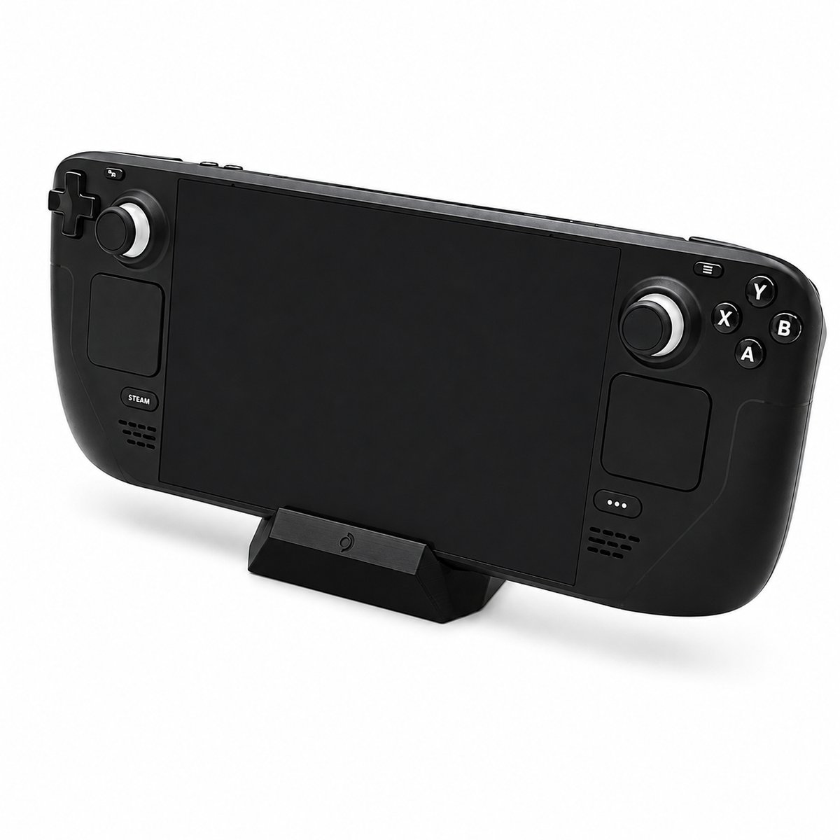 Standaard Geschikt Voor Valve Steam Deck LCD & OLED - Steam Deck Houder - Steam Deck Standaard - Gaming Stand - Display Houder - Bureau Standaard - Anti-Kantel - Compact Design - Zwart