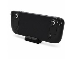Standaard Geschikt Voor Valve Steam Deck LCD & OLED - Steam Deck Houder - Steam Deck Standaard - Gaming Stand - Display Houder - Bureau Standaard - Anti-Kantel - Compact Design - Zwart