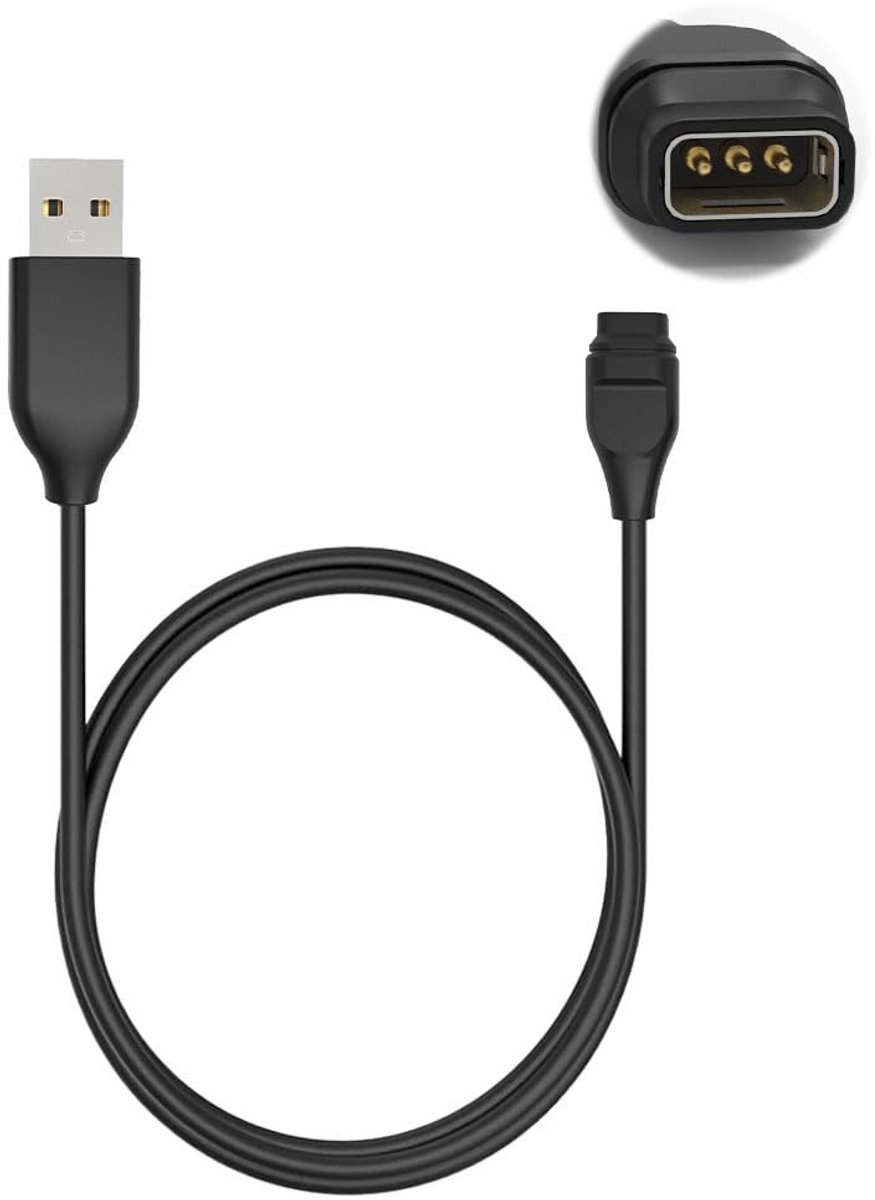 Oplaadkabel 100 cm - USB - compatibel met Coros horloges - snel opladen - SnelShoppen
