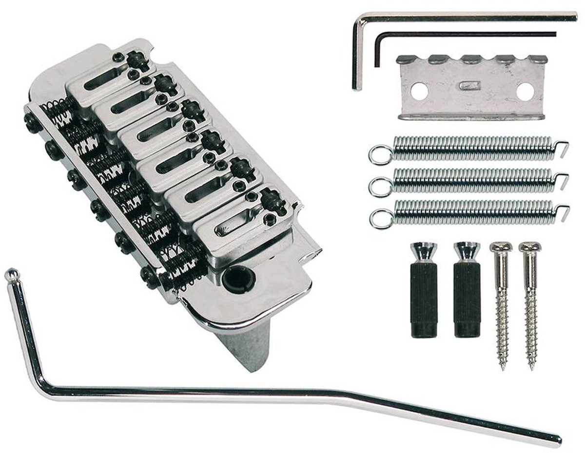 Boston T-350-C Tremolo met Roller Saddles en Chroomafwerking