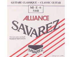 Savarez 546-R E-6 snaar, silverplated wound HT classic, from 540-R set, normal tension