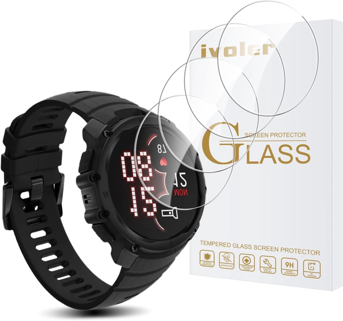 Beschermfolie voor Polar Street X - 9H gehard glas - HD helder en krasbestendig - SnelShoppen