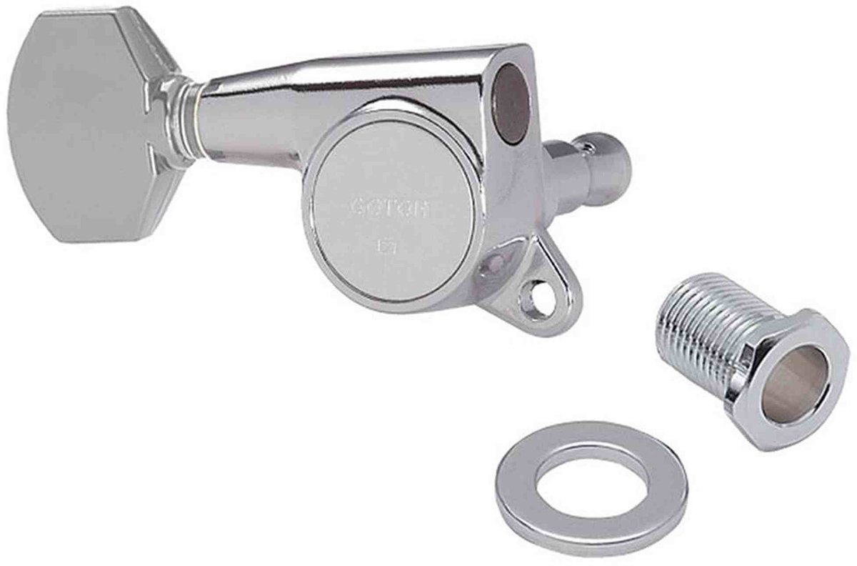 Gotoh GTH13834 SG381 stemmechanieken met 07 knoppen, 6R, chroom