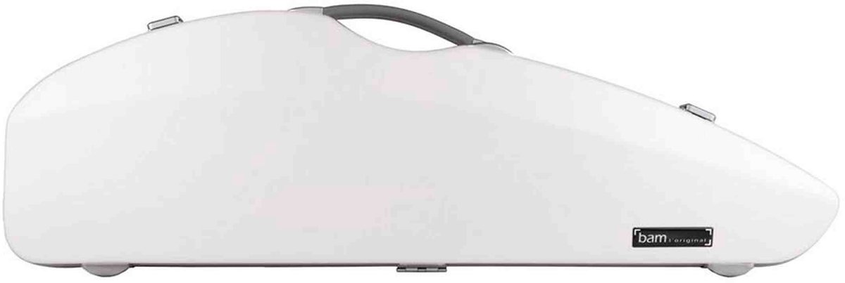 BAM BONB2004XLWVT Bonbon vioolkoffer 4/4 fuchsia paars met witte top