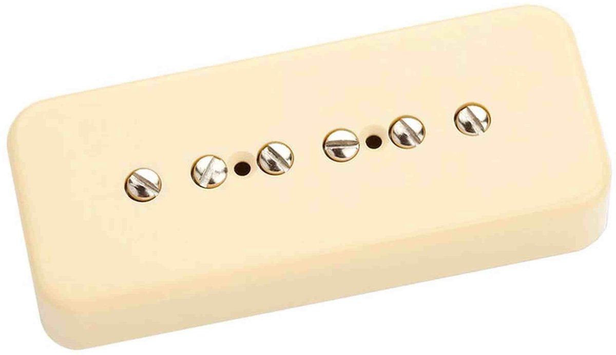 Gotoh GPU-OLD-1C Classic P90 Single Coil Pickup - soapbar style, Alnico 5 staafmagneten, hals or brug