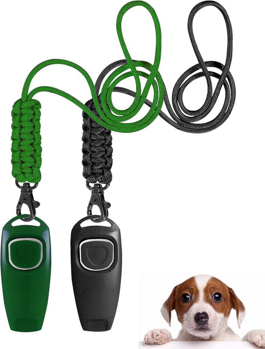 Hondenfluitjes Hoogfrequente Klik Hondenklik Set Clicker Hondentraining Kliktraining
