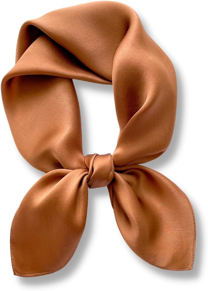 Zijden Sjaal 100% Pure Mulberry Zijde - 68x68cm Vierkante Dames Halsdoek - Zacht & Ademend - Luxe Giftverpakking