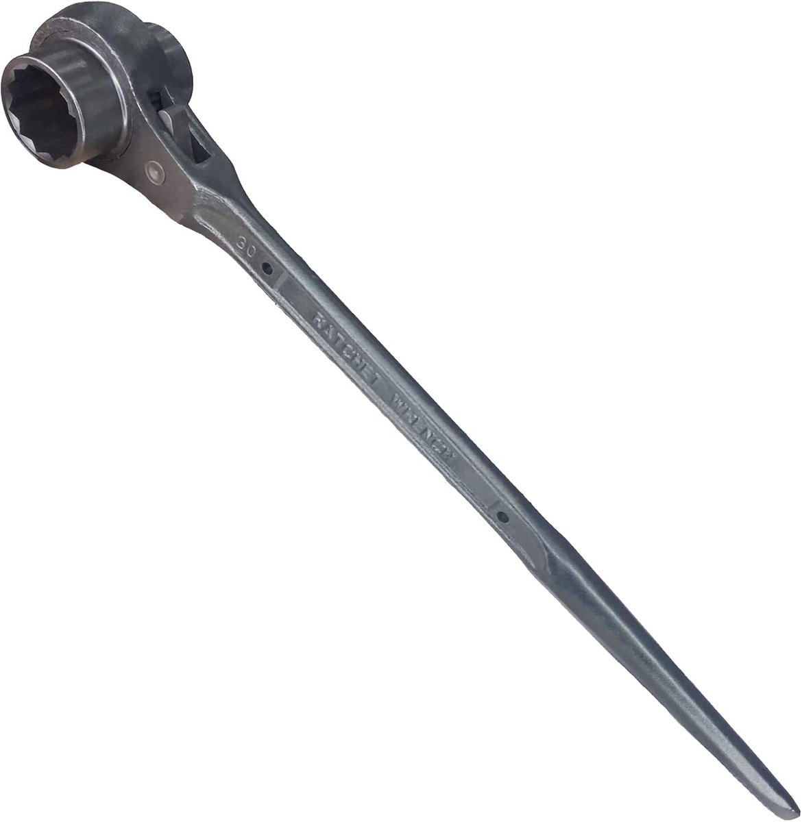 Steeksleutel, slagmoersleutel, 40 chroom-vanadium-stalen dopsleuteladapter, 24 x 27 mm, lengte mm, moersleutel, zwart, corrosiebestendig