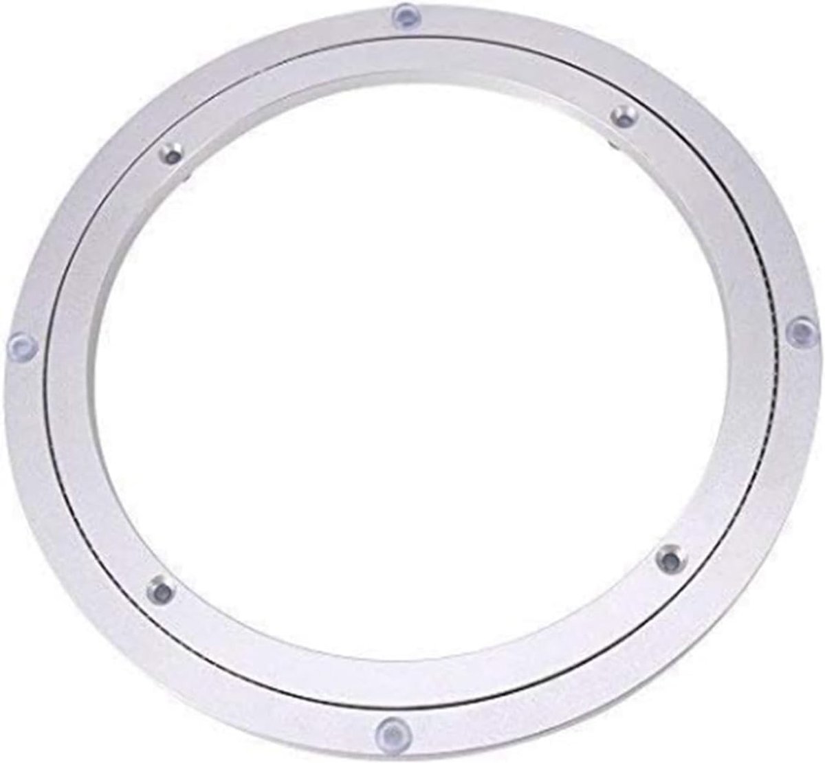 plaat met kogellagers, 360 graden voor tafel, 60 cm, groot platform, draaibaar, van aluminium, voor lunch, cake, tv, monitorstandaard