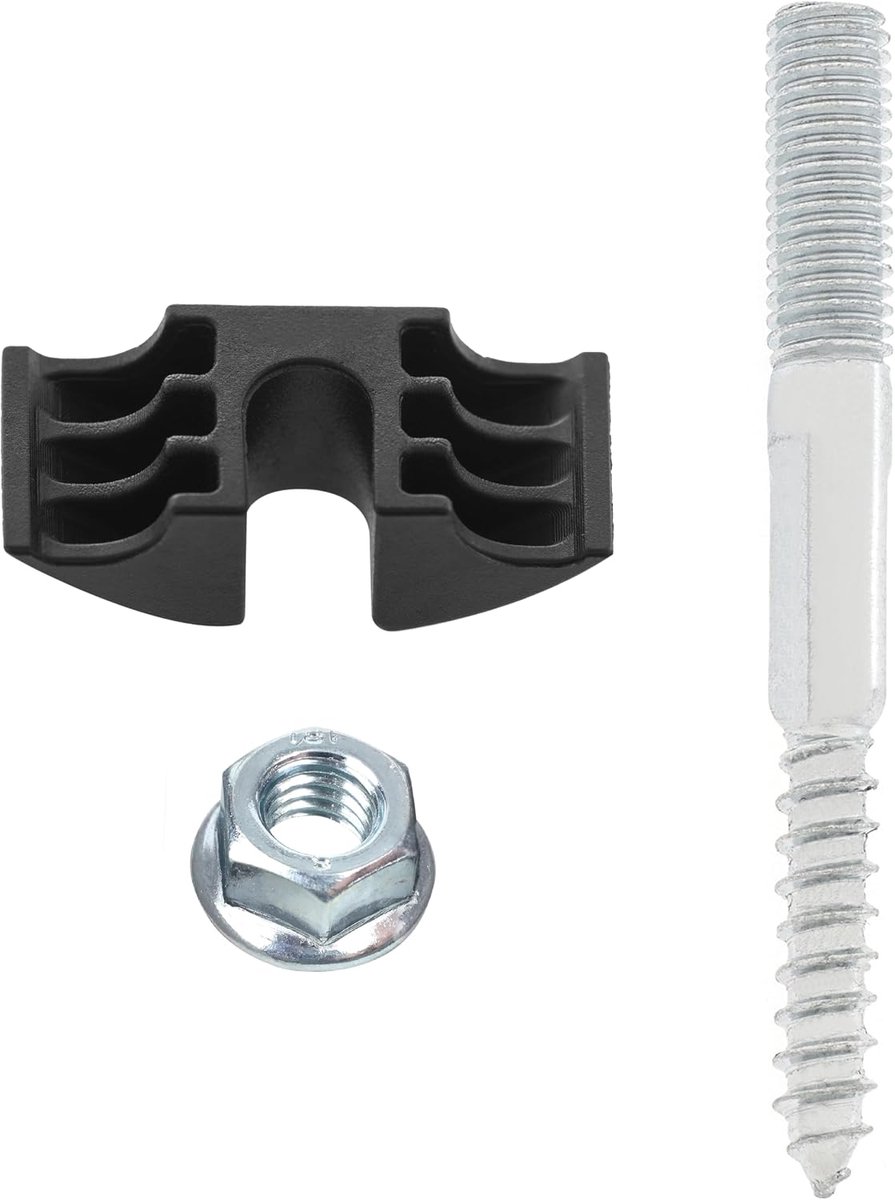 Hardware Parts MALM Hoofdbord Bedframe Onderdelen Combo Pack (Vervanging voor IKEA Part #122998 + 114254 + 114334) (Pack van 4)