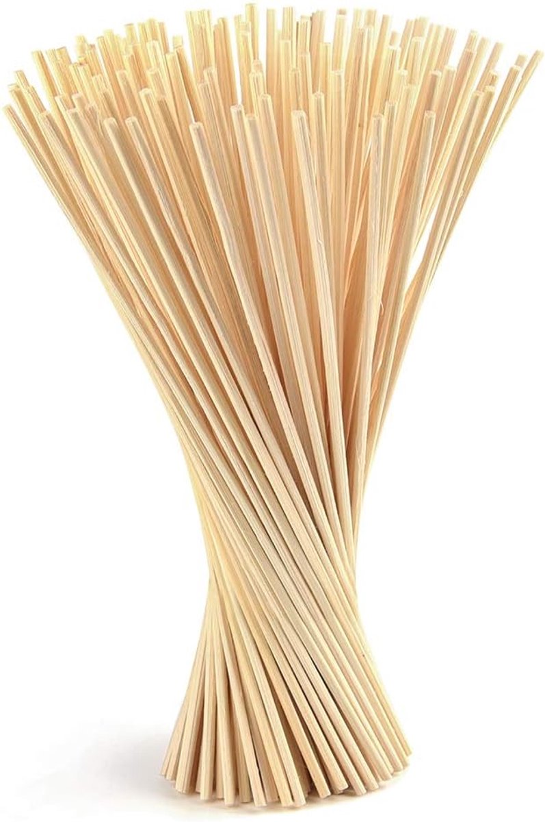 rieten aromaolie-diffuser, 150 stuks, houtkleur