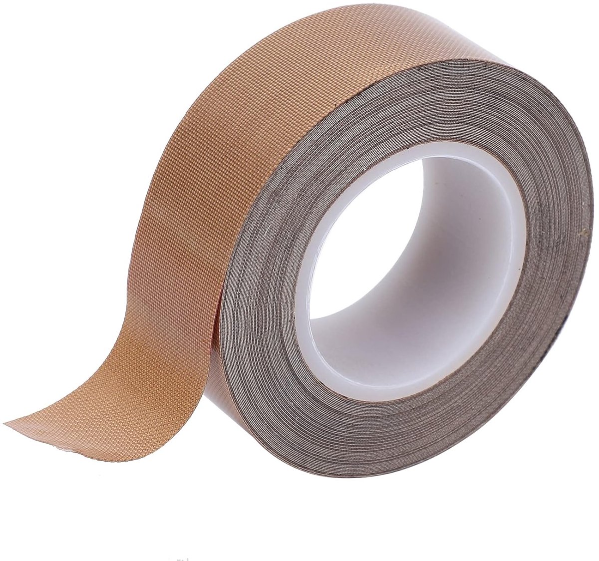 Teflon-tape op Hoge Temperatuur Zelfklevende Afdichting op Hoge Temperatuur Isolerend Thermisch Gereedschap voor Vacuümverzegelaar(0.25mm x 13mm x 10m)