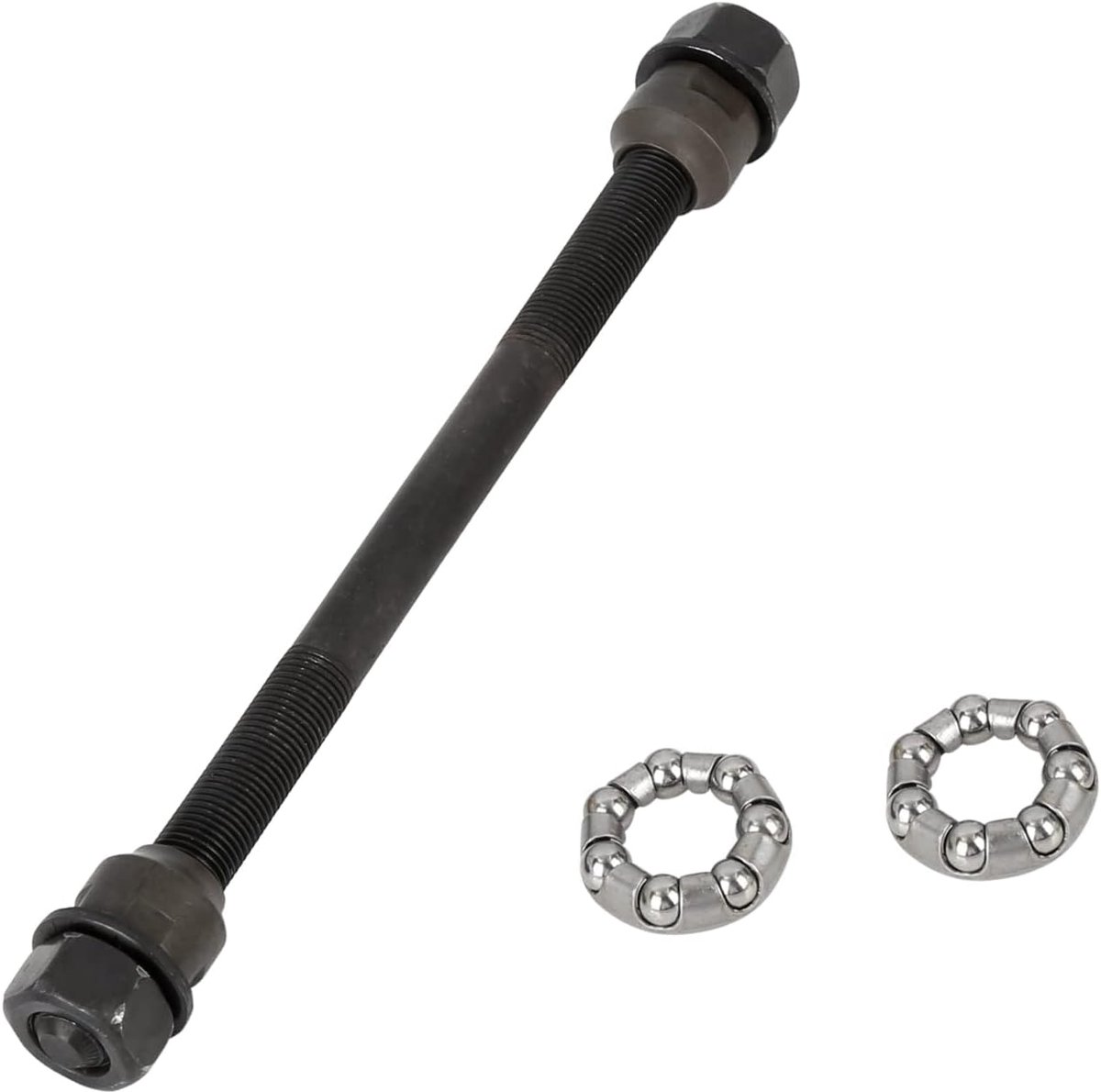 ABSOPRO Fiets 9,5 mm achter solide as met 6 mm kogellagers