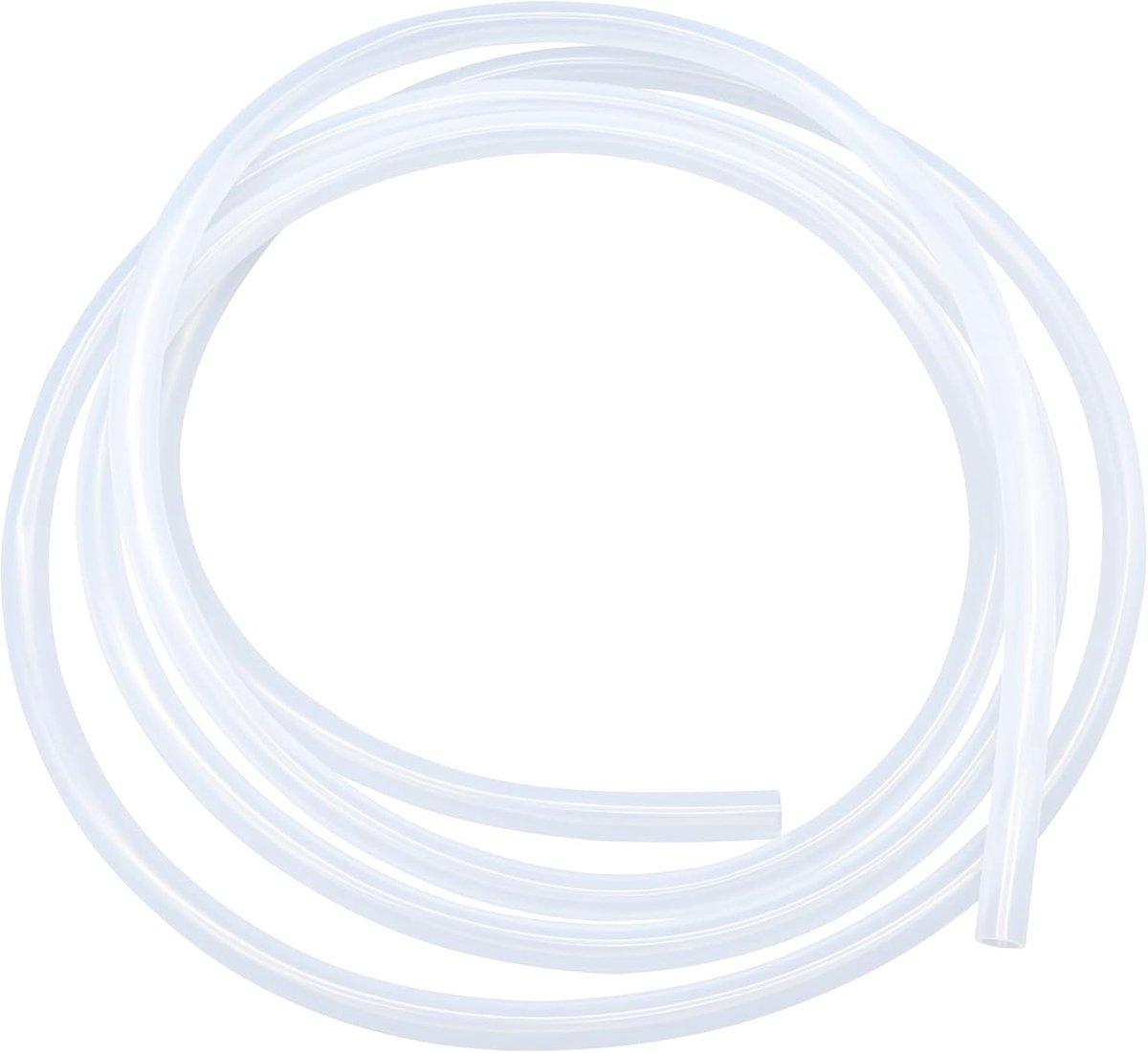 slang, 6 mm x 8 mm (binnendiameter x buitendiameter), 3 meter lang, geschikt voor contact met levensmiddelen, flexibel, transparant, water- en luchtslangen, voor pompoverdracht