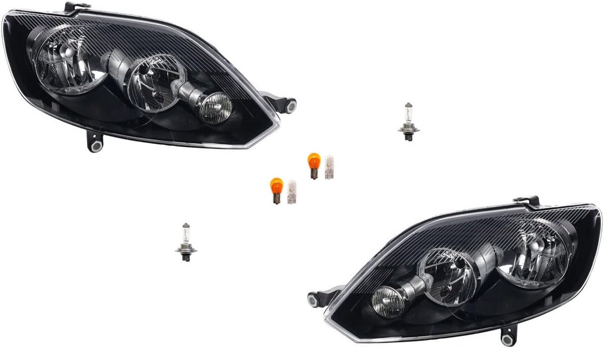 Koplamp Halogeen HSW geschikt voor VW Golf V 1K 5M 09-13 Lampenset L R