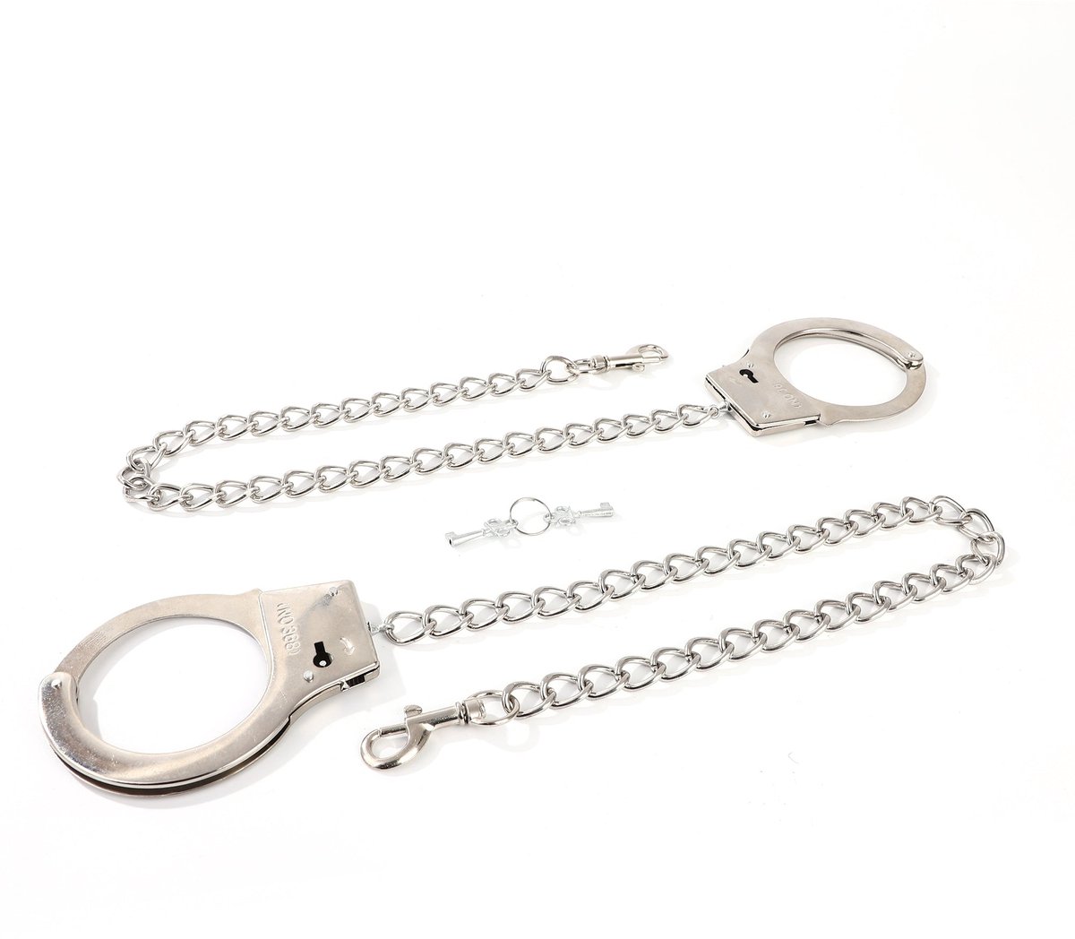 Smart Moves - Politie Handboeien met Lange Ketting - Zilver