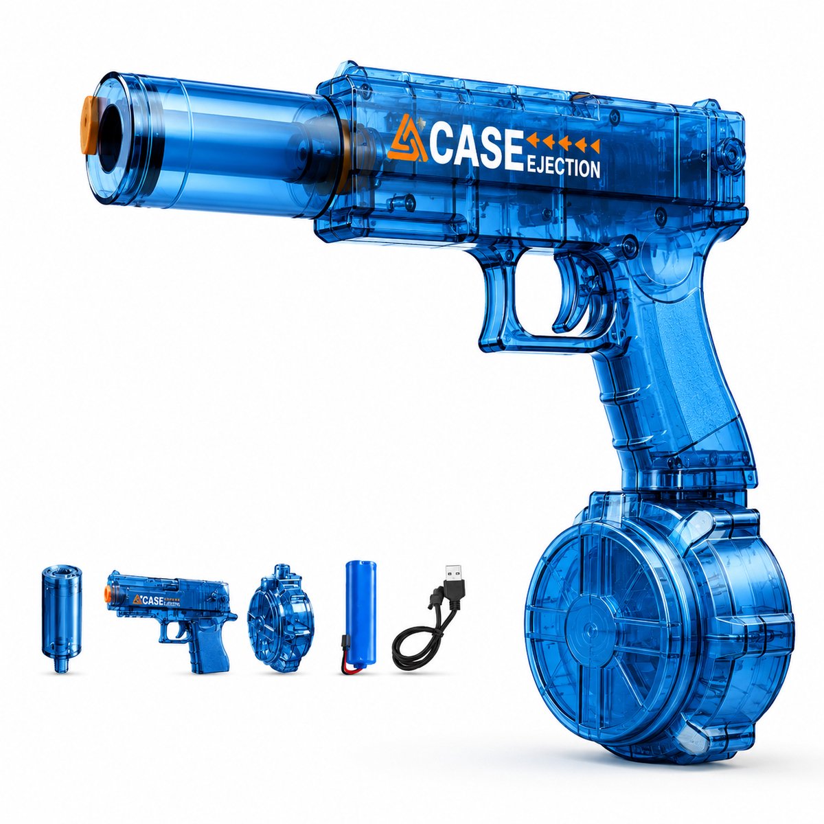 BOTC Waterpistool - Automatisch Waterpistool - Waterspeelgoed & Buitenspeelgoed - Speelgoed Kinderen - Blauw
