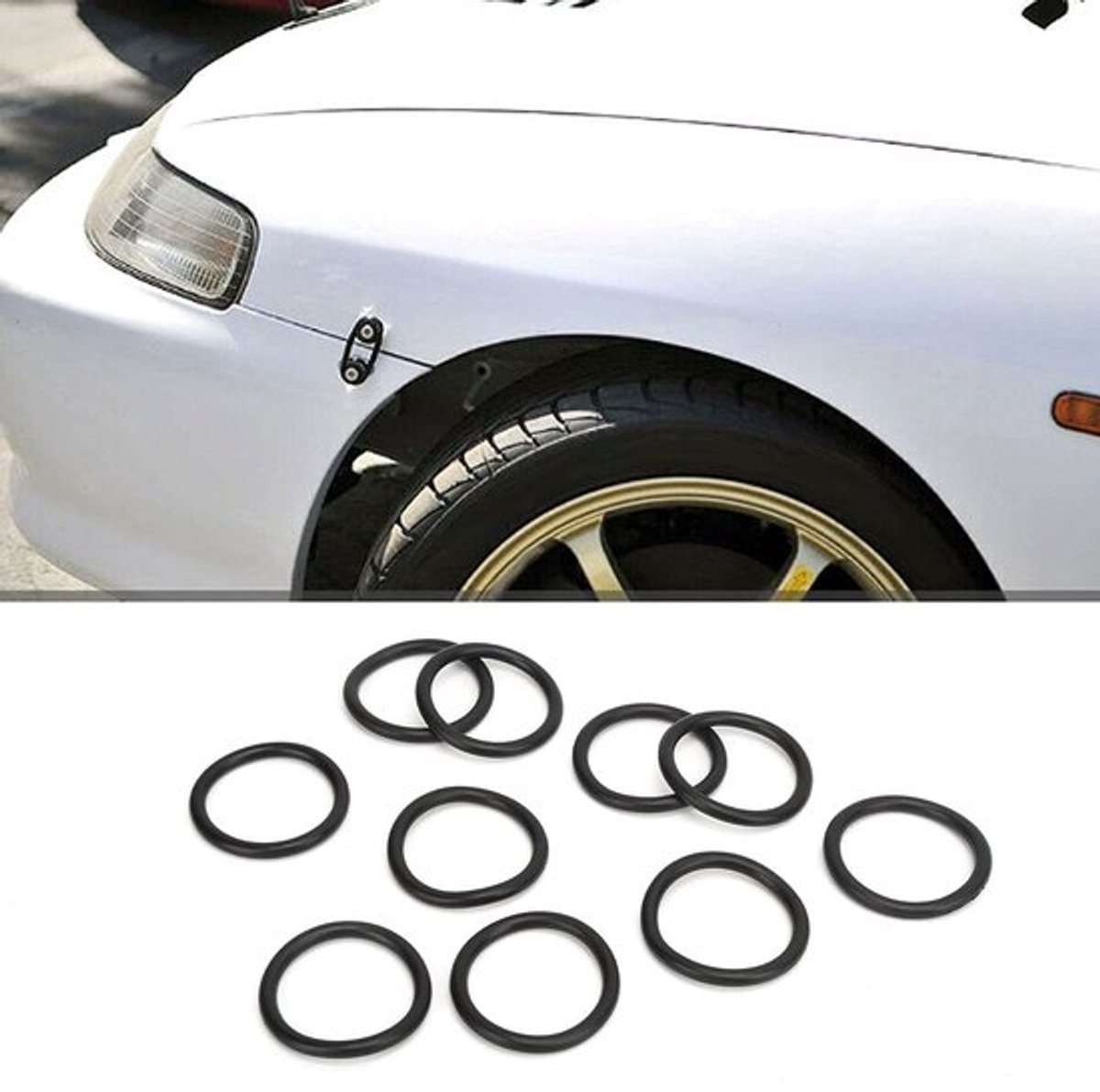 O-ring Set - Rubber O-ringen - Bumper Fasteners - Quick Release - 10 Stuks - Elastiekjes