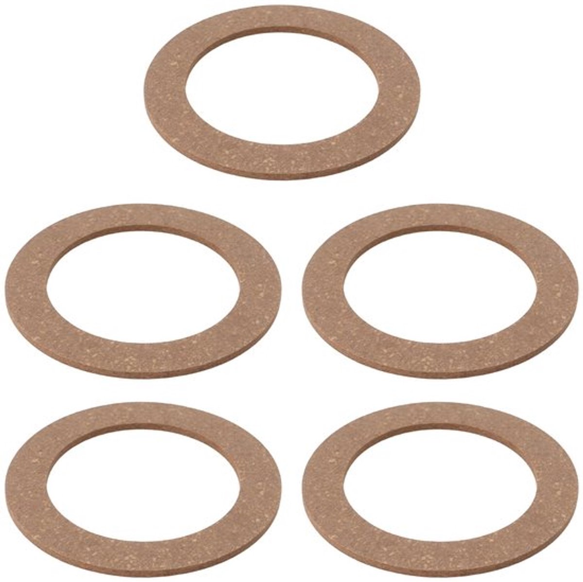 Olievuldop 2 inch - 5 stuks - Rubber/Kurk Afdichting - Compatibel met TRIUMPH 350/500/650 - Eenvoudig te Installeren - Voorkomt Brandstoflekkage - Tankdop