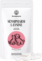 Sensipharm® L-Lysine Kat & Hond - Weerstand, Luchtwegen & Niesziekte Supplement - 100 Capsules