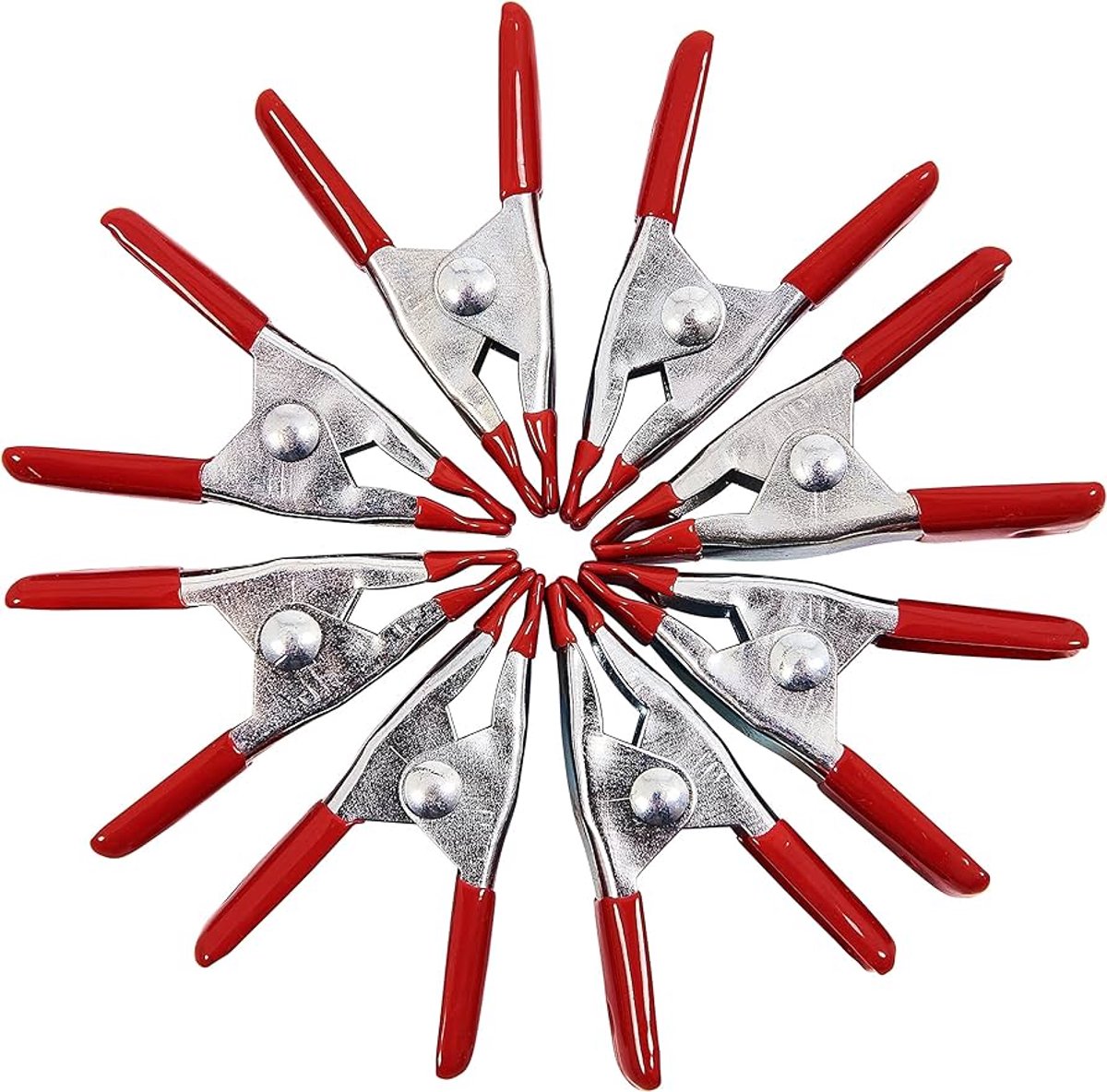 8x klemmen - Zeilklem - Lijmklem - Mini klemmetjes - Kleine klemmen - Knijpklemmen - Hobby klemmen - Lijmklemmetjes - Clamp set - Mini clamps - 5 cm - Jonyx