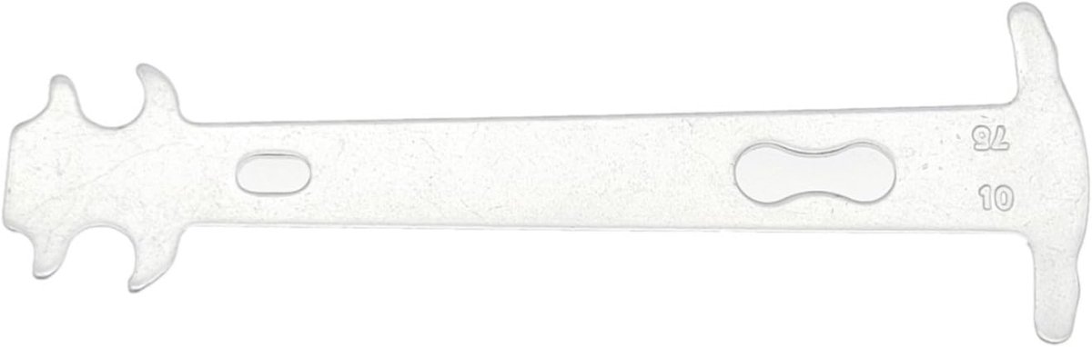 Fietsketting checker voor het controleren van kettingslijtage, fietsketting slijtage indicator tool, kettingslijtage meter meetgereedschap voor racefiets, MTB, mountainbike
