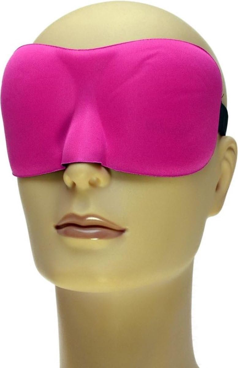 Slaapmasker - Roze - Reismasker - Nachtmasker - Masker voor vliegtuig - Reis accessoire - Universeel
