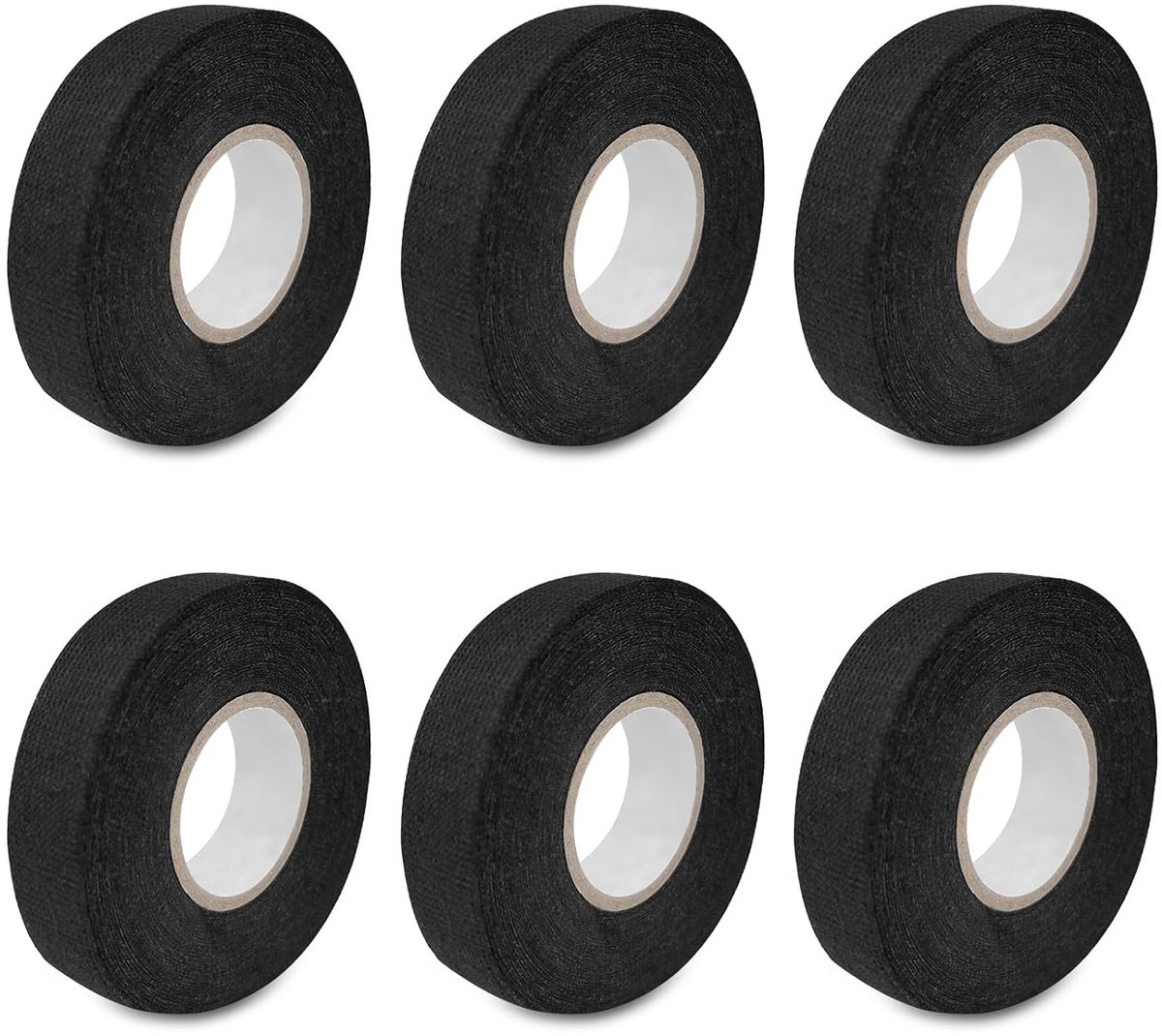 Isolatietape, zwart, weefseltape, weefseltape voor auto, autobedrading, industriële zelfklevende tape voor zicht-, auto-, motor- en kabels