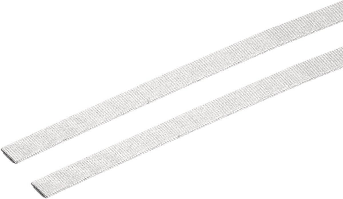 2 stuks RF Faraday schuimrubberen afdichting/geleidende schuimstrips, 100 mm x 6 mm x 1 mm voor het afdichten van RF-behuizingen/RF-afschermdozen, met sterk afschermende stof