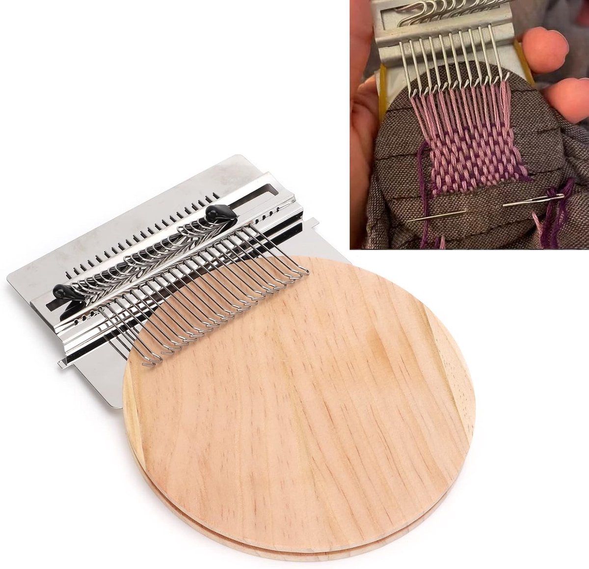 Weefgetouw Zichtbaar Herstel Swift Stopwerktuig Speedweave Stopwerktuig Sokweefgetouw Klein Weefgetouw Stopwerkset(21 Hooks)