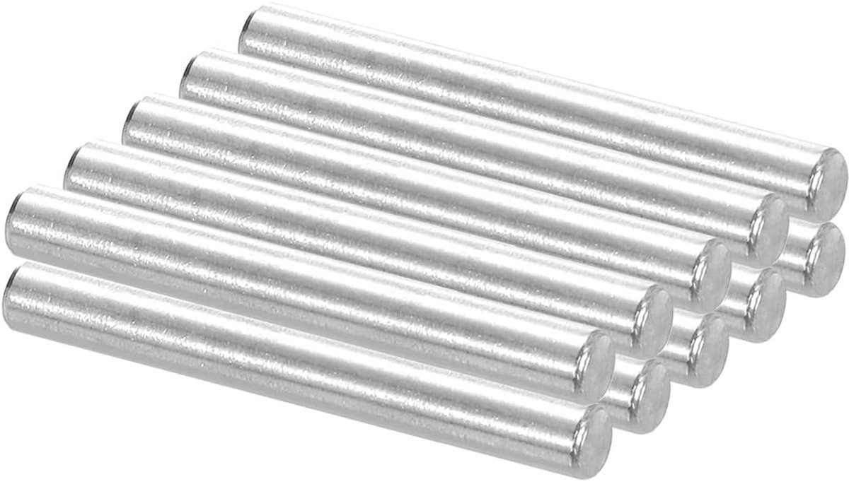 304 vergrendelingspinnen van roestvrij staal, 4 x 40 mm (diameter 5/35 inch), 10 stuks vergrendelingspinnen van gehard metaal, vervanging voor stapelbedpennen voor zelfmontage van meubels
