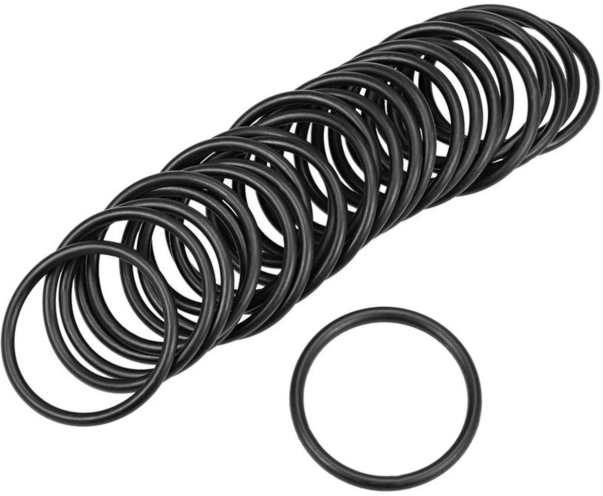 sourcing map 25 stuks metrische nitril-rubber O-ringen afdichting 32 mm AD 27 mm ID 2,5 mm breedte