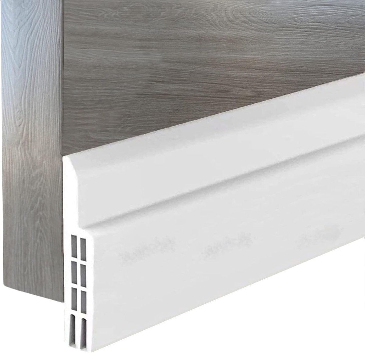 Tochtstopper, Onderkant van Deur Tocht Afdichtingsstrip Zelfklevend, Onder Deur Tochtstoppers Wit voor Geluiddicht, Patio, Deurisolatie Energiebesparing