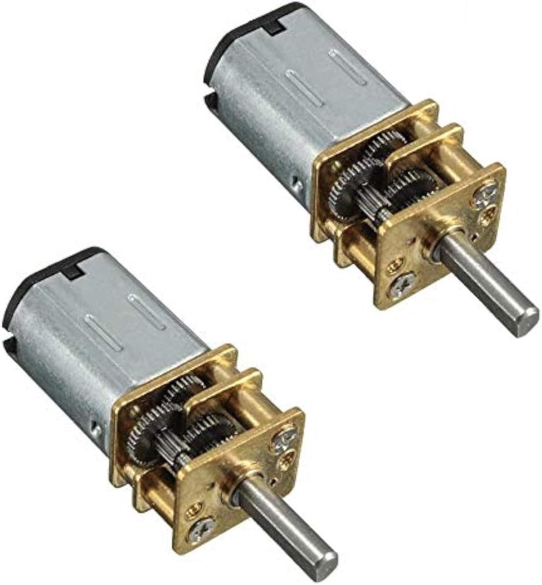 2 stuks DC 6V 70 RPM 3 mm as mini metalen tandwiel transmissiemotor GA12-N20